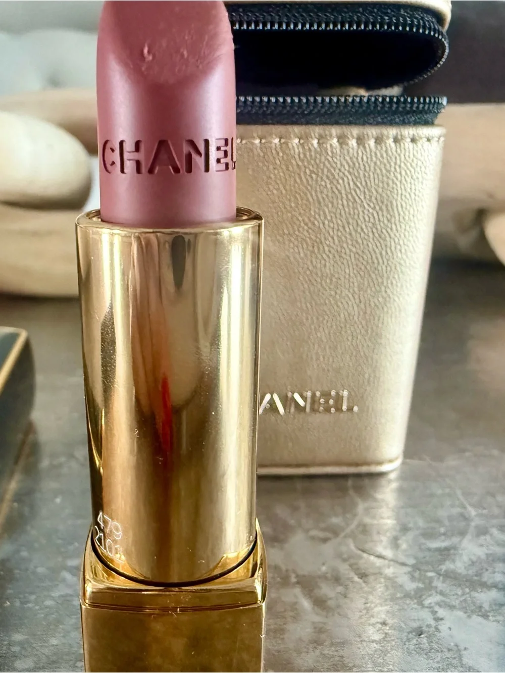 Chanel Rouge Allure Velvet Lipstick Set Gold Case Limited Edition - NEW